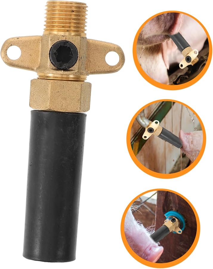 صمام العوامة الذهبي للتحكم التلقائي في مستوى الماء لوعاء شرب الماشية - Image 4